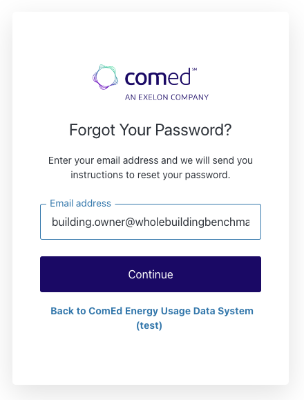 Energy Usage Data System Forgot Your Password